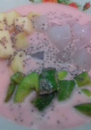 Foto resep Es buah chia