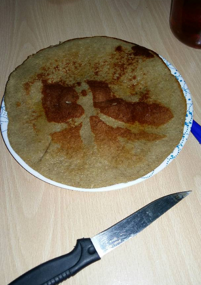 Una foto de Tortita de avena gigante