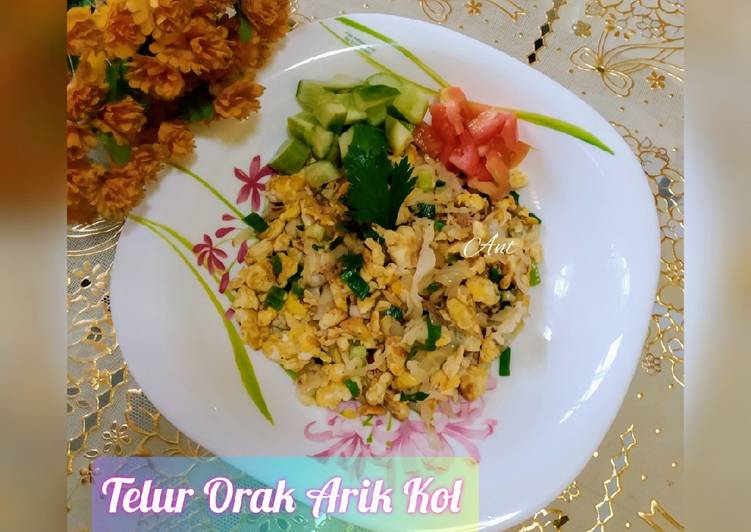 Bagaimana Memasak Telur Orak Arik Kol yang Bisa Manjain Lidah