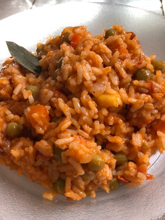 Una foto de Guiso de arroz, sin carne