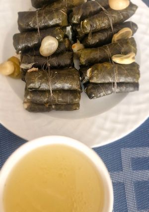 A picture of Stuffed Grape Leaves with Chicken (Incredible Flavor) 🥰.