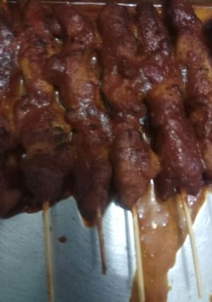 Foto resep Chicken sate peanuts