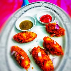 A picture of Paneer pattice.
