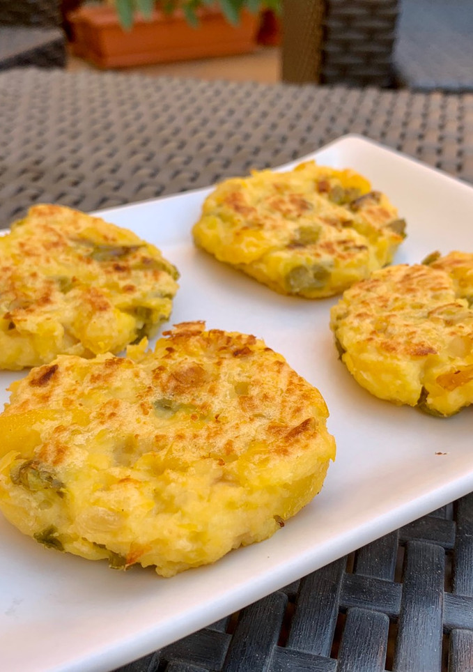 Una foto de Tortitas de patata