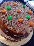 Tarta de vainilla y trufa