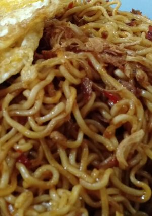 Foto resep Mie goreng mercon