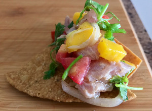 Una foto de Ceviche de jurel