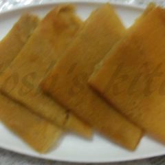 A picture of Palm sugar (dates jaggery) appam.