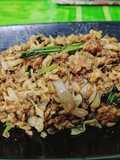 (Menu Diet) Nasi Goreng Rolled Oat (+-278 kal)