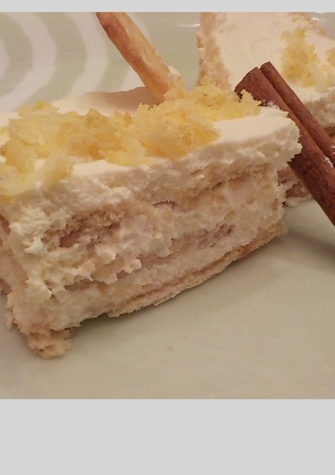 Una foto de Postre Napoleón de limón