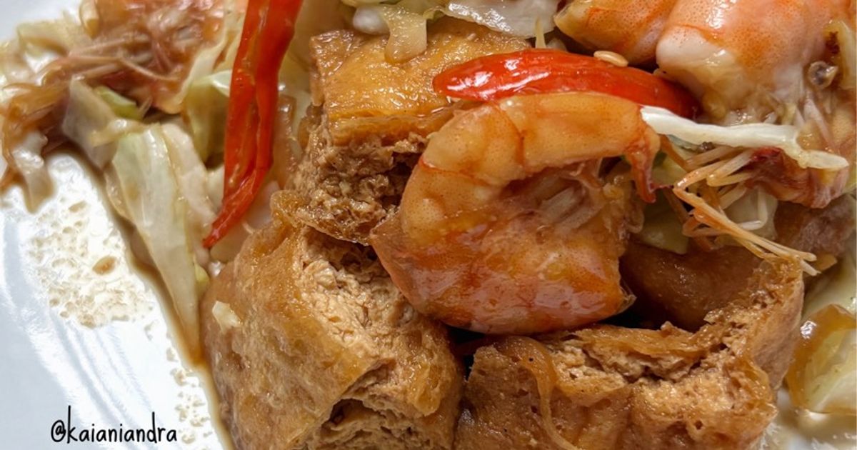 Udang Goreng Saus Tiram