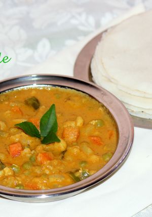 A picture of Mixed Vegetable Kurma.