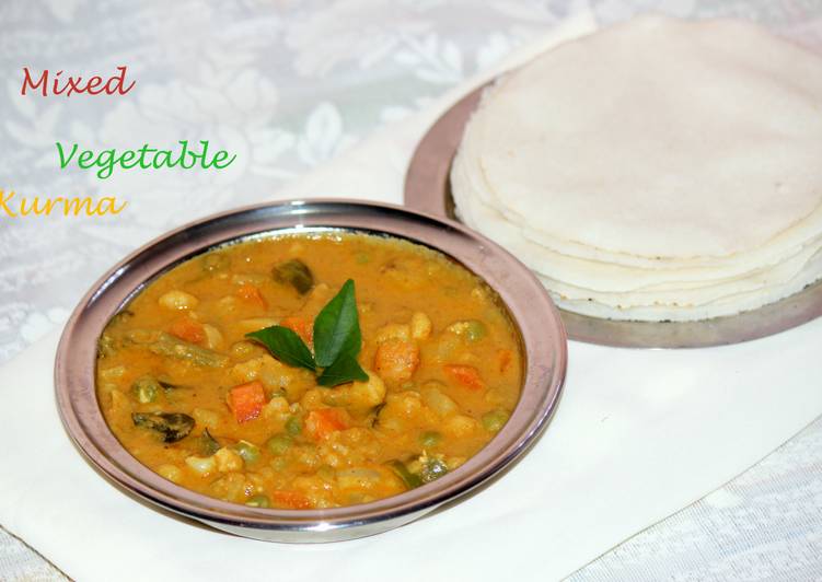 Homemade Mixed Vegetable Kurma