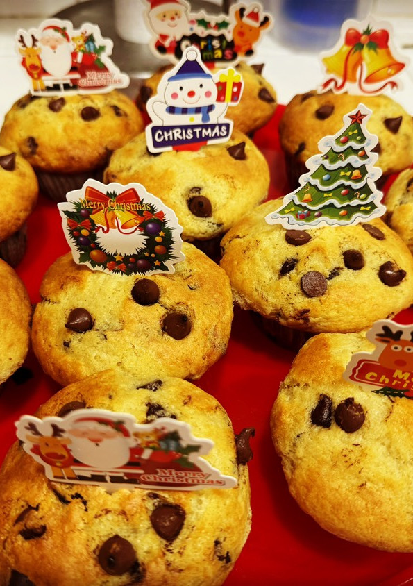 A picture of Chocolate Chip Muffins.