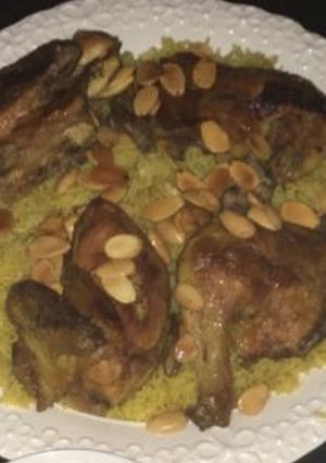 صورة لوصفة مندي بالفرن مع الدجاج