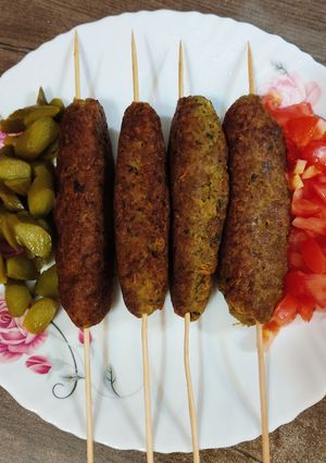 عکسی از دستور شامی سیخی (پیاز، آرد، سیب زمینی 🎁)