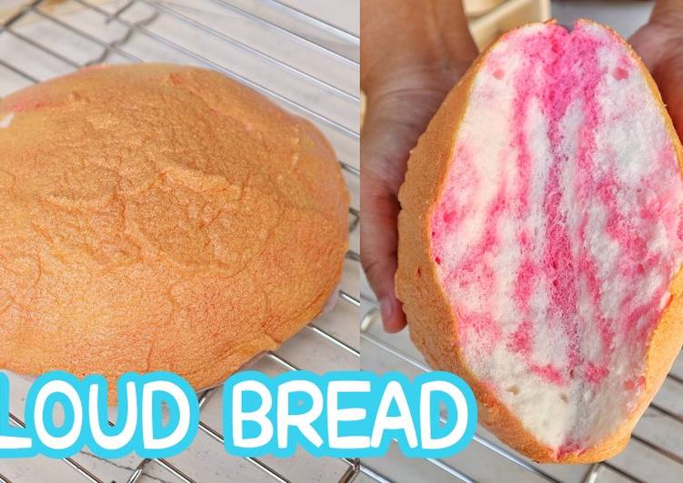 Resep Cloud bread roti viral di tiktok Anti Gagal
