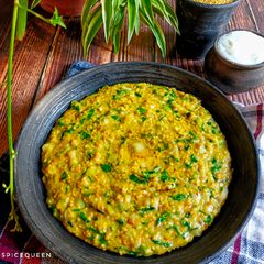 A picture of Methi Millet Khichdi.