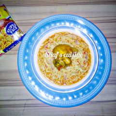 A picture of Indomie pepper soup.