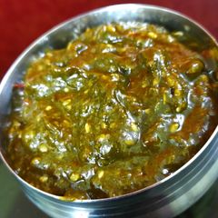 Gongura/ambadi chi chutney A picture of Gongura/ambadi chi chutney.