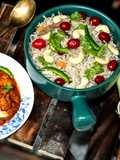 ভেজিটেবল বাসমতী পোলাও (vegetable basmati pulao recipe in Bengali)