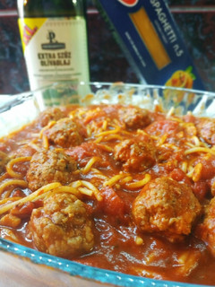 Olasz húsgombócos spagetti 🍅🍝🇮🇹 recept fotója