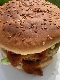 Una foto de Hamburguesa de Tofu