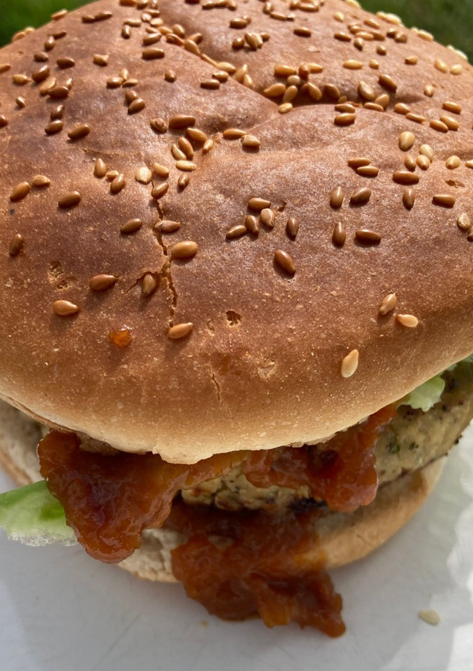 Una foto de Hamburguesa de Tofu