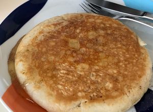 Φωτογραφία της συνταγής Pancakes με γάλα χωρίς αυγά