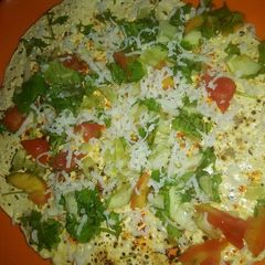 A picture of Masala papad.