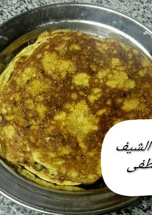 صورة لوصفة بان كيك في دقيقتين