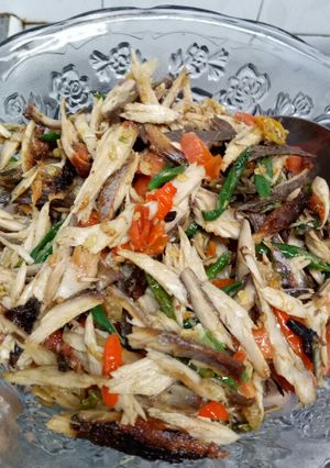 Foto resep Tongkol suwir pedas