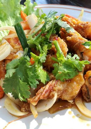 รูปของ กุ้งกรอบเปรี้ยวหวาน