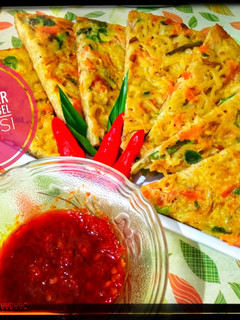 Foto resep Mie dadar telor sambel terasi