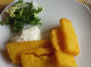 Una foto de polenta de maíz