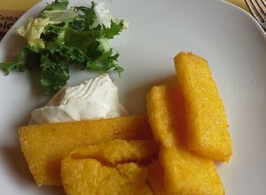 Una foto de Polenta Frita