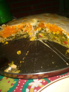 Una foto de Tarta de acelga y calabaza