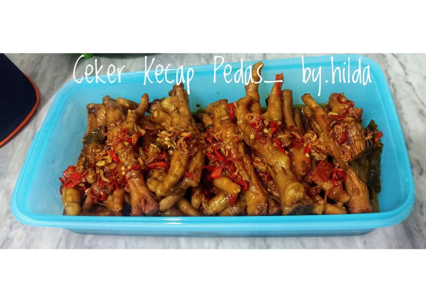 Ceker Kecap Pedas