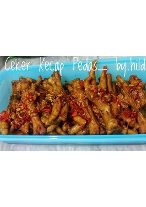 Foto resep Ceker Kecap Pedas