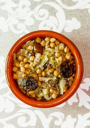 Foto principal de Garbanzos con setas