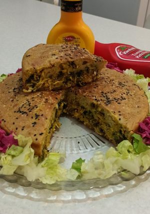 عکسی از دستور کیک مرغ گرم