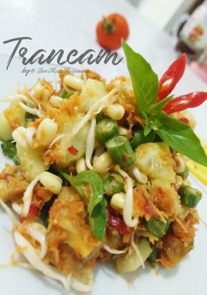 Foto resep Trancam sayur mentah (urap sayur mentah)