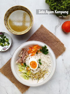 Foto resep SOTO Ayam Kampung Lamongan (Kuah Bening)