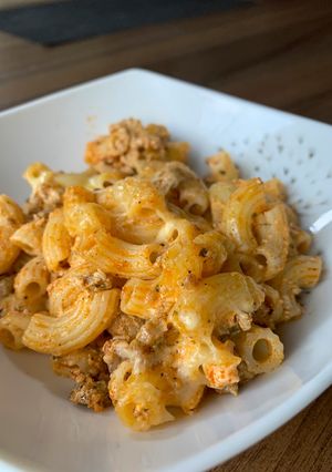 Maradék tészta darált hússal recept fotója