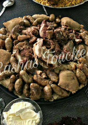 صورة لوصفة الباجة والممبار على الطريقة العراقية 🇮🇶🇮🇶🇮🇶🇮🇶🇮🇶🇮🇶