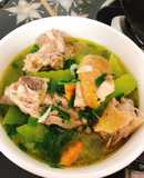 Canh bí xanh thịt gà