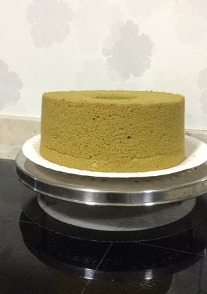 A picture of Matcha Chiffon cake.