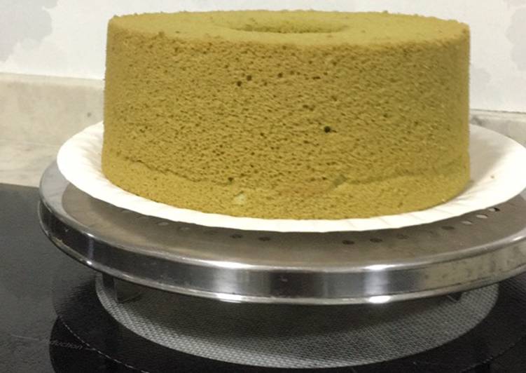 Simple Way to Prepare Favorite Matcha Chiffon cake