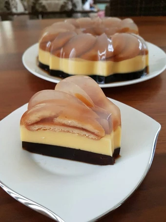 Langkah Mudah untuk Membikin Resep Puding marie 3 lapis yang Uenak Anti Ribet, Mantap Sekali