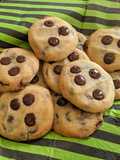Cookies com gotas de chocolate vegano